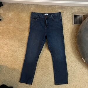 Denizen from Levi’s Dark Wash High-Rise Ankle Straight Size 14 Jeans